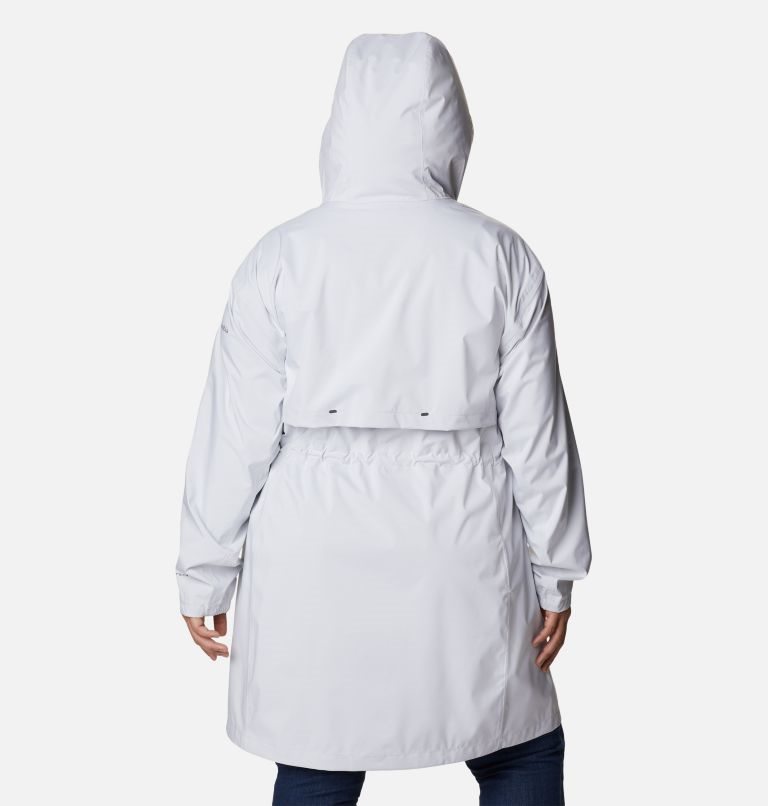 Women's Columbia Weekend Adventure Long Shell Jackets White | Plus Size CA-T0153